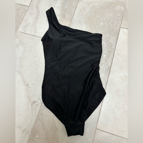 ALBION Black ICON One shoulder One Piece Swim Suit Size M - Picture 5 of 10